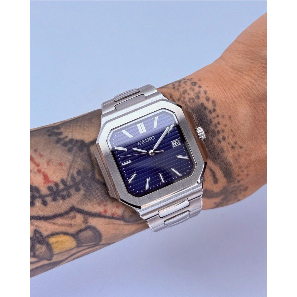 Custom Seiko Mod • Blue Cubitus • 44mm